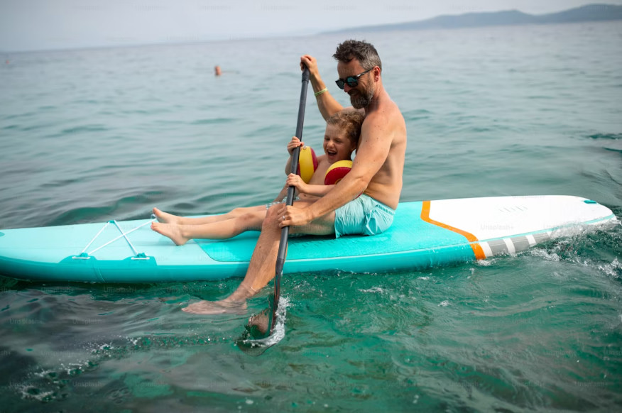 SUP Lesson (1h) — Stand Up Paddling at Tribal Kite School, Watamu, Kenya